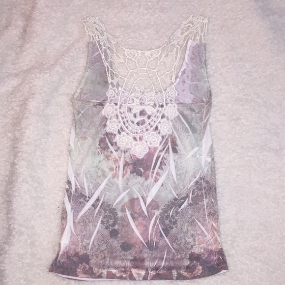 Floral Racerback Tank - Picture 2 of 3